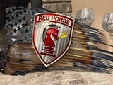 Tattered American Flag - Red Horse Edition