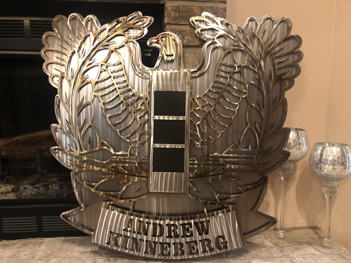 Chief Warrant Officer - Metal Wall Art – Mind Bending Metal Art